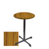 Bistro Masa Halley - (Werzalit, Wermodin Ve Allzalit Tabla 60 Cm Çap) - Real Teak