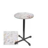 Bistro Masa Halley - (Werzalit, Wermodin Ve Allzalit Tabla 70 Cm Çap) - Gold