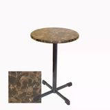 Bistro Masa Halley - (Werzalit, Wermodin Ve Allzalit Tabla 70 Cm Çap) - Karacabey Mermer