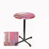 Bistro Masa Halley - (Werzalit, Wermodin Ve Allzalit Tabla 70 Cm Çap) - Redwood