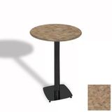 Bistro Masa Tokyo Esb - (Werzalit, Wermodin Ve Allzalit Tabla 60 Cm Çap) - Edgy Wood