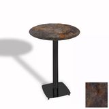 Bistro Masa Tokyo Esb - (Werzalit, Wermodin Ve Allzalit Tabla 60 Cm Çap) - Metalic Oxid 3