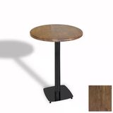 Bistro Masa Tokyo Esb - (Werzalit, Wermodin Ve Allzalit Tabla 70 Cm Çap) - Rustic Dark