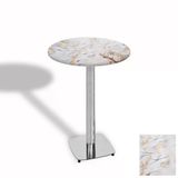 Bistro Masa Tokyo Kromnikel - (Werzalit, Wermodin Ve Allzalit Tabla 60 Cm Çap) - Gold