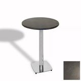 Bistro Masa Tokyo Kromnikel - (Werzalit, Wermodin Ve Allzalit Tabla 60 Cm Çap) - Grey Marble