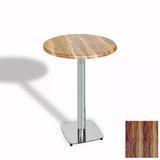 Bistro Masa Tokyo Kromnikel - (Werzalit, Wermodin Ve Allzalit Tabla 60 Cm Çap) - Indiana Wood