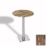 Bistro Masa Tokyo Kromnikel - (Werzalit, Wermodin Ve Allzalit Tabla 60 Cm Çap) - Maracaibo