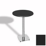 Bistro Masa Tokyo Kromnikel - (Werzalit, Wermodin Ve Allzalit Tabla 60 Cm Çap) - Siyah