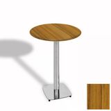 Bistro Masa Tokyo Kromnikel - (Werzalit, Wermodin Ve Allzalit Tabla 70 Cm Çap) - Real Teak