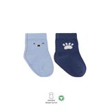 Bistyle 2'Li Bear Penye Soket Çorap 10116 Mavi
