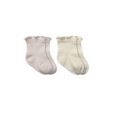 Bistyle 2li Penye Soket Çorap Aksesuarlı Cute Ruffle 10153 Taş 3-4 Yaş
