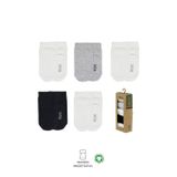 Bistyle 5'li Penye Soket Kutulu Basic Çorap 10131 Gri - Gri - 6-12 Ay