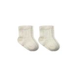 Bistyle Fiyonklu Penye Soket Çorap 2Li 10150 Naturel