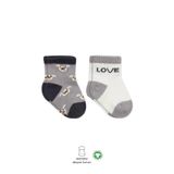 Bistyle Love Dog Penye Soket Çorap 2'Li Bs10118 Gri