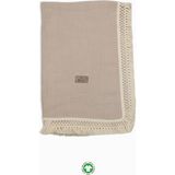 Bistyle Organik Müslin 80X90 Fistolu Battaniye 70112 Bej