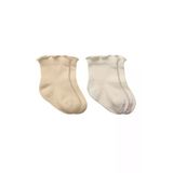 Bistyle Overlok Style Penye Soket Çorap 2Li 10153 Bej