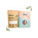 Bisula Sıkıştırılmış Tablet Mendil 600 Adet (500’lü Kutu + 100’lü Paket) Bebek ve Hassas Ciltlere Uygun Doğal Temizlik Mendili