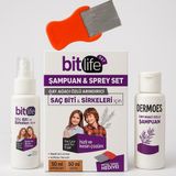 Bit Life Sprey 50 Ml + Bit Life Sampuan 50 Ml + Metal Tarak Hediyeli