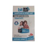 Bit Life Spreyi 100 ml + Bit Life Şampuanı 100 ml + Demir Tarak Kofre