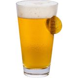 Bitcoin Madeni Para Hediyelik Özel Bira Bardağı 455CC - Şeffaf - 455 ml