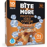 Bite & More 10 x 33 gr Proteinli Soğuk Kahve Caramel Macchiato Lezzeti ile Enerji Desteği - 1 Paket - Espresso
