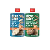 bite & more Vegan Patlaklar 12'li Set – Pirinç Patlağı & Karabuğday Patlağı