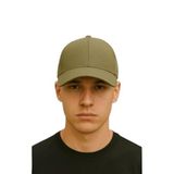 Bite Nose Erkek Unisex Pamuklu Spor Kep Şapka, Ayarlanabilir, Standart Beden, Outdoor Stil (HAKİ)