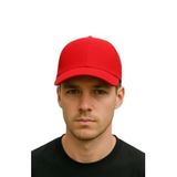 Bite Nose Erkek Unisex Pamuklu Spor Kep Şapka, Ayarlanabilir, Standart Beden, Outdoor Stil (KIRMIZI)