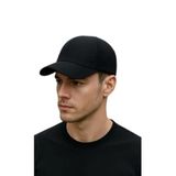 Bite Nose Erkek Unisex Pamuklu Spor Kep Şapka, Ayarlanabilir, Standart Beden, Outdoor Stil (SİYAH)