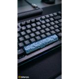 Bitenzo 3D Custom Tasarım Mekanik Klavye Spacebar Keycap - 6.25U Uyumlu Özel Dokulu Boşluk Tuşu - Pastel Mavi