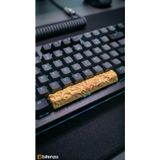 Bitenzo 3D Custom Tasarım Mekanik Klavye Spacebar Keycap - 6.25U Uyumlu Özel Dokulu Boşluk Tuşu - Pastel Sarı