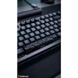 Bitenzo 3D Custom Tasarım Mekanik Klavye Spacebar Keycap - 6.25U Uyumlu Özel Dokulu Boşluk Tuşu - Siyah