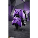 Bitenzo 3D Masaüstü Çok Fonksiyonlu Gaming Stand - 2 Adet Oyun Kolu ve Kulaklık Standı Kontrolcü Düzenleyici - Siyah