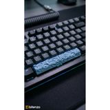 Bitenzo3D Custom Tasarım Mekanik Klavye Spacebar Keycap - 6.25u Uyumlu Özel Dokulu Boşluk Tuşu - Pastel Mavi