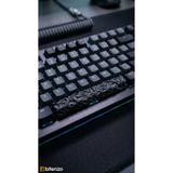 Bitenzo3D Custom Tasarım Mekanik Klavye Spacebar Keycap - 6.25u Uyumlu Özel Dokulu Boşluk Tuşu - Siyah