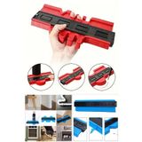 BİTERSE Büyük Boy Kontur Ölçüm Cetveli Ahşap Fayans Şekillendirme Kalıbı 24 Cm