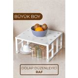 Biterse Dolap İçi Düzenleyici Metal Raf Büyük