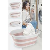 Biterse Katlanır Çamaşır Sepeti Yer Kaplamayan Pratik Katlanır Sepet 38 Lt 45 x 63 x 27
