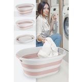 BİTERSE Katlanır Çamaşır Sepeti Yer Kaplamayan Pratik Katlanır Sepet P 38 Lt