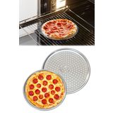 BİTERSE Paslanmaz Çelik Pizza Tepsisi Küçük Boy 28 Cm Fırın Tepsisi