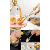 BİTERSE Retro Model Sunum Kaşığı Salata Kaşığı Pasta Kaşığı Ve Servis Seti - 2 Adet