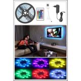 Biterse Tv Arkası Uzaktan Kumandalı 5 mt LED Şerit Aydınlatma - RGB