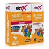 Bitex 2'li Set: Normal Saçlar İçin Etkili Şampuan ve Sprey, Saç Biti ve Yumurtalarına Karşı Bitkisel Formül, Paraben İçermez