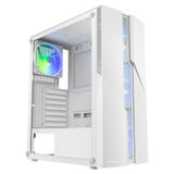 BitFenix C20 650W 80+ Beyaz PSU Tempered Glass FRGB USB 3.0 Mesh ATX Mid Tower Beyaz Kasa