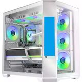 Bitfenix Digital T10 EF White 850W 8.8″ Ekran 80+ Bronze WT10EFBBW850-4A 4x120mm ARGB Fan ATX Temperli Cam Beyaz Gaming