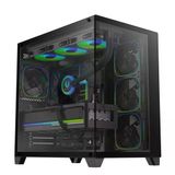 Bitfenix Polii Black 750W 80+ Bronze PSU 4x120mm FRGB Fan ATX Temperli Cam Siyah Gaming (Oyuncu) Kasa