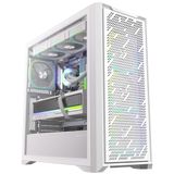 Bitfenix Sepii White 850W 80+ Bronze PSU 4X120mm FRGB Fan ATX Temperli Cam Beyaz Gaming (Oyuncu) Kasa