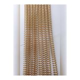 bitiger Plastik Helezon Spiral 10mm gold 100'lü