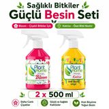Bitki Besin Seti Çiçekli Bitki Ve Kaktüs Besini Sprey Seti 2 X 500 Ml