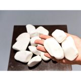 Bitki Kapında Beyaz Dolomit Taşı 4-6 Cm, Peyzaj Taşı, Dekoratif Akvaryum Taşı, Süs Taşı, Saksı Taşı, Beyaz Taş, Bahçe Taşı - 2 kg - 4 - 6 cm